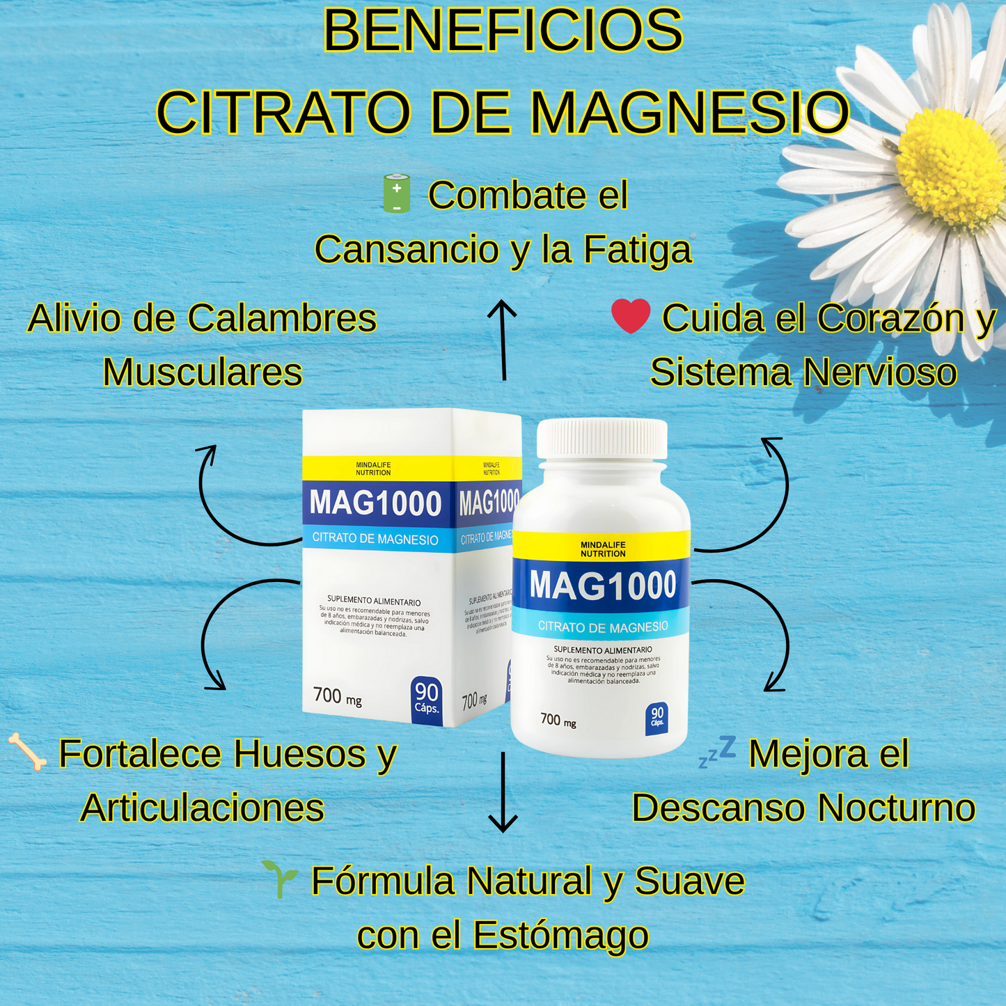 MAG 1000 (CITRATO DE MAGNESIO)