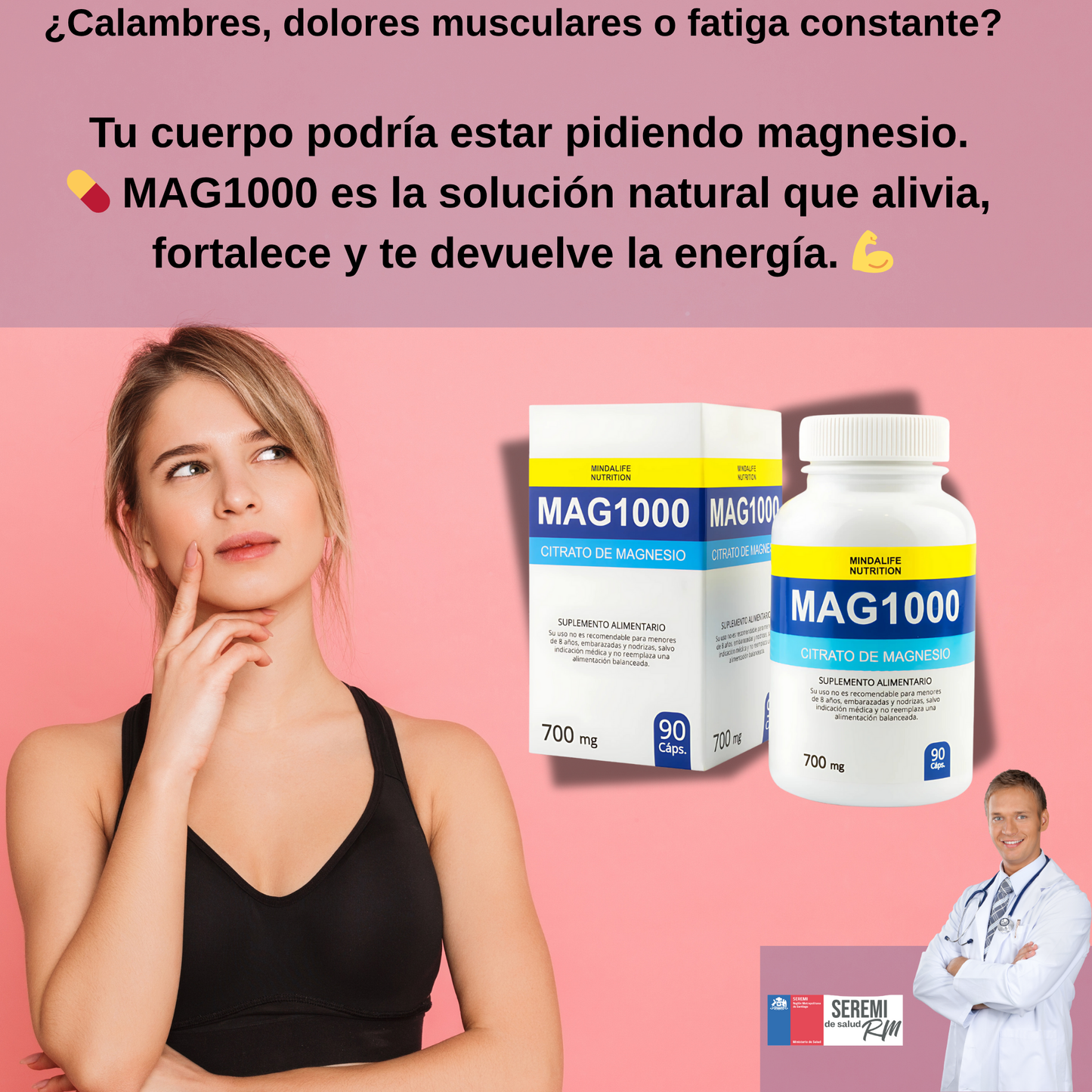 MAG 1000 (CITRATO DE MAGNESIO)
