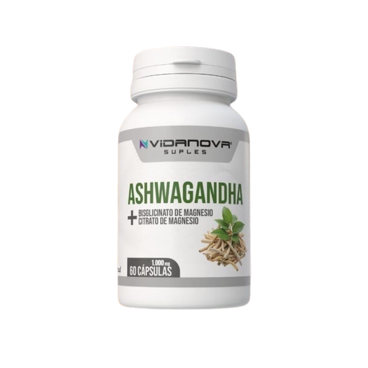 Ashwagandha Magnesio 1000mg 60 Caps
